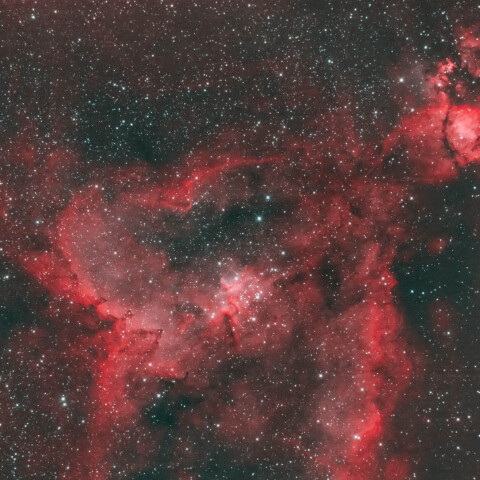 ハート星雲 IC1805 カシオペア座