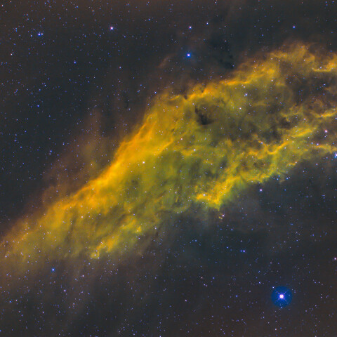 カリフォルニア星雲 ING1499 ペルセウス座