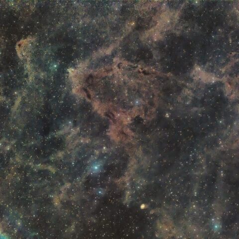 NGC7023 アイリス星雲付近の分子雲