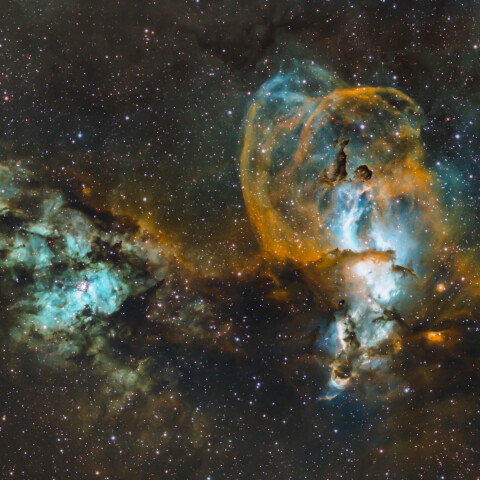 NGC3579 自由の女神星雲 カリナ座