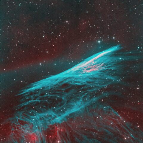 NGC2736 ペンシル星雲 ほ座 超新星残骸