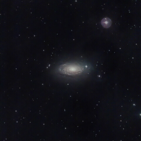 りょうけん座のM63ひまわり銀河