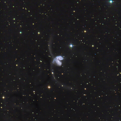 カラス座　NGC4038　アンテナ銀河