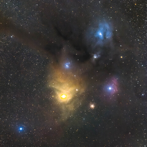 さそり座の「カラフルタウン」