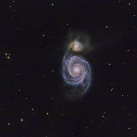 M51 子持ち銀河 おおくま座