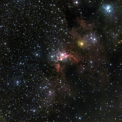 ケフェウス座の洞窟星雲（Sh2-155）