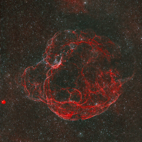 ツイン鏡筒でスパゲティー星雲
