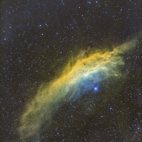ツイン鏡筒でカリフォルニア星雲