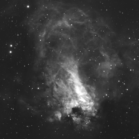 NGC6618 (M17) Omega Nebula (Ha)