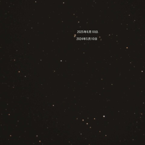 バーナード星の1年の動き