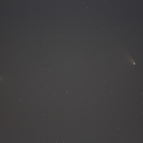 パンスターズ彗星とM31