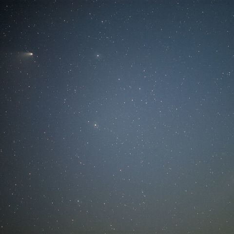 パンスターズ彗星とM31