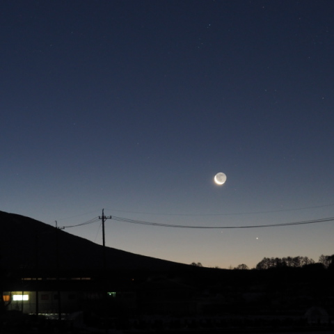 水星と月