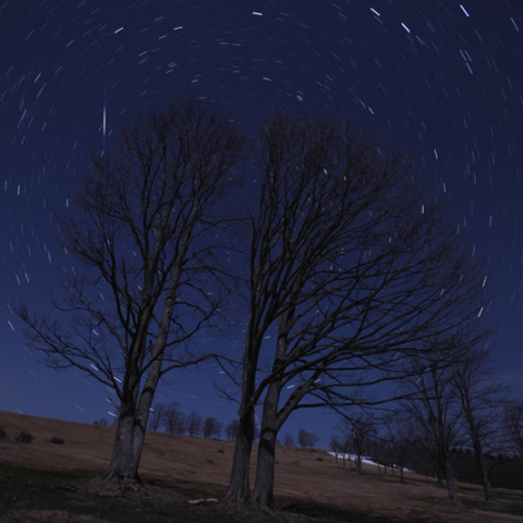 北天と流星