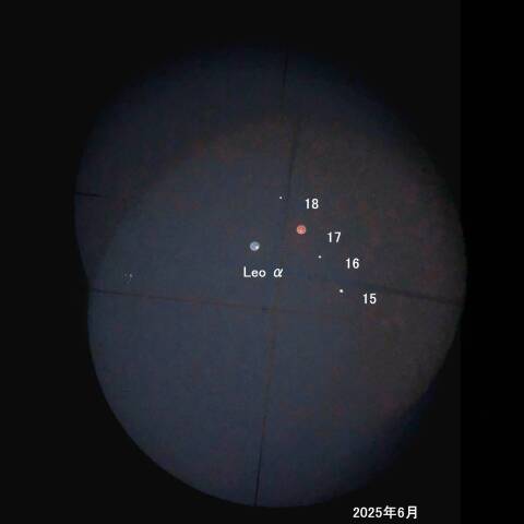 火星とレグルスの大接近