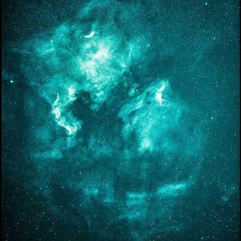 北アメリカ星雲付近