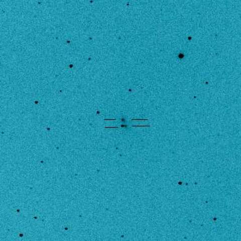  アトラス彗星(C/2019 Y4)の30分間の移動
