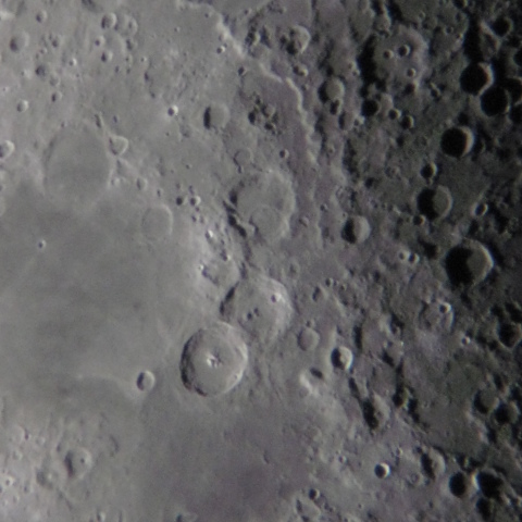 コンデジによる月面画像