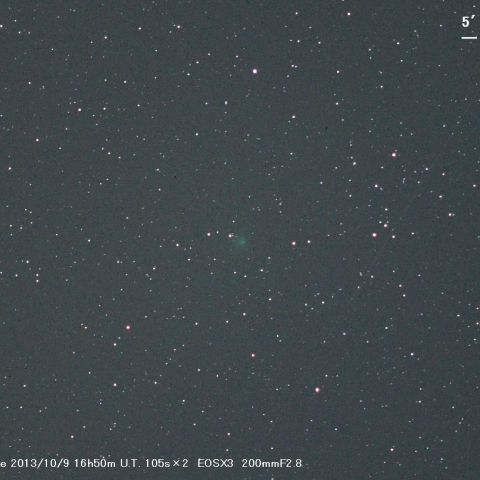 明るくなったエンケ彗星