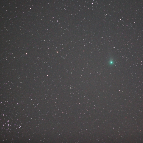 C/2013R1 ラブジョイ彗星とプレセペ星団