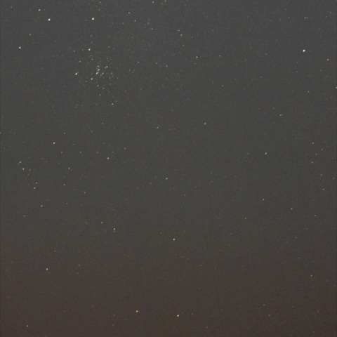 太平洋上に昇る水星