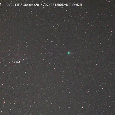 ぎょしゃ座のジャック彗星