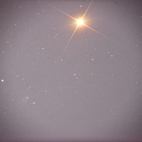 火星と大接近中のサイディング・スプリング彗星