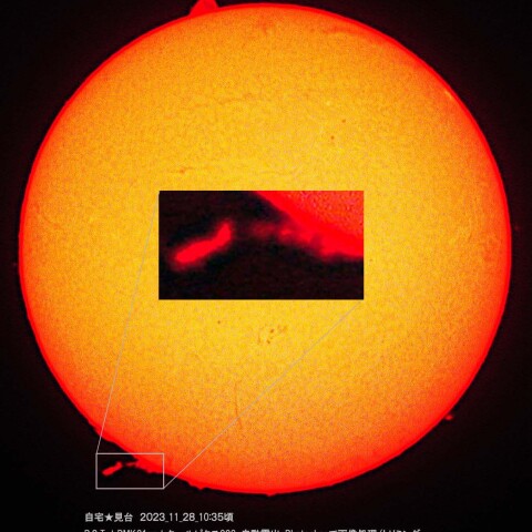 ★11/28のHα太陽★