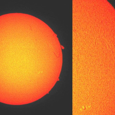 ★梅雨の晴れ間のHα太陽★