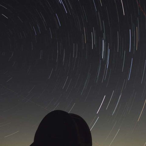 ★天体ドーム上空の回転★