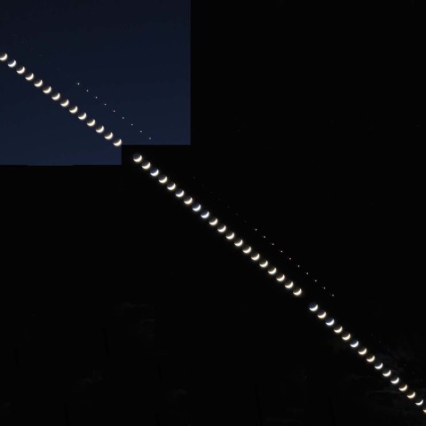 ★月・火星・金星のコラボ3時間★