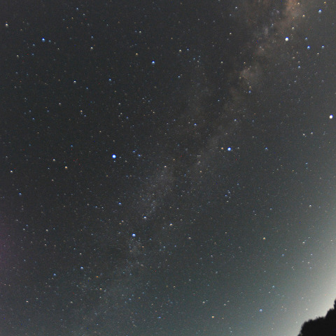 ★天の川天頂へ★