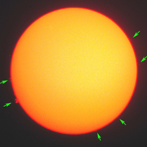 ★久し振りのプロミネンス★