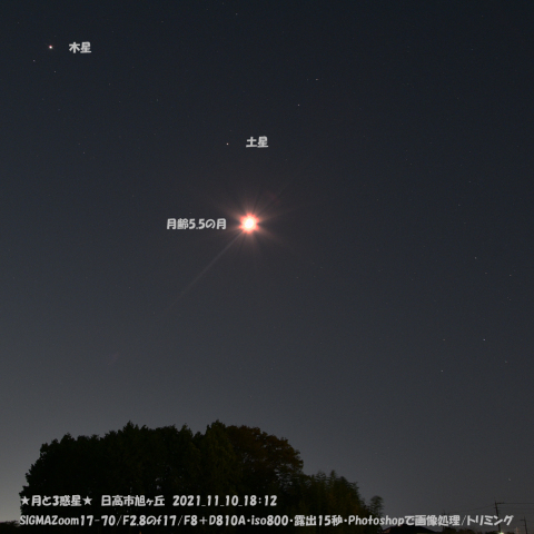 ★月と３惑星★