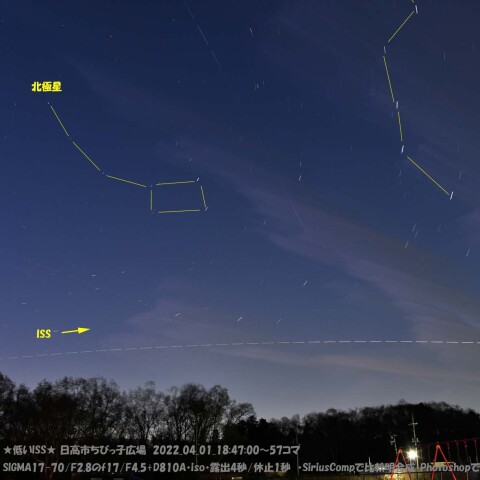 ★低いが経路の長いISS★