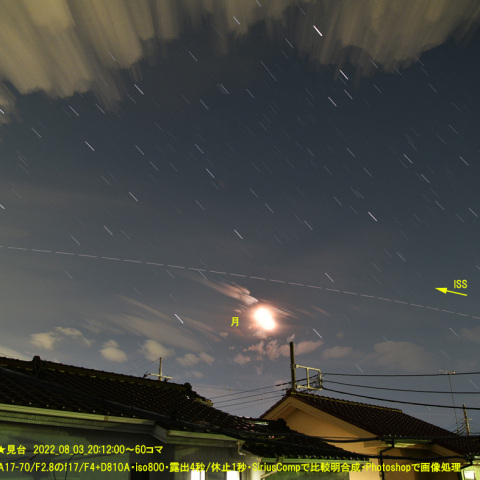 ★月とISS★