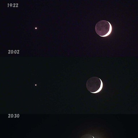 ★月と金星の距離変化★