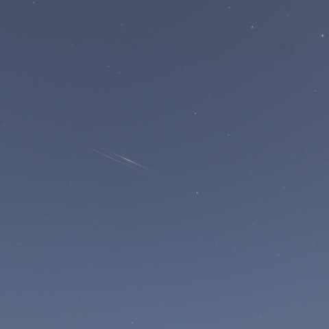 イリジウム・フレア　ペア飛翔