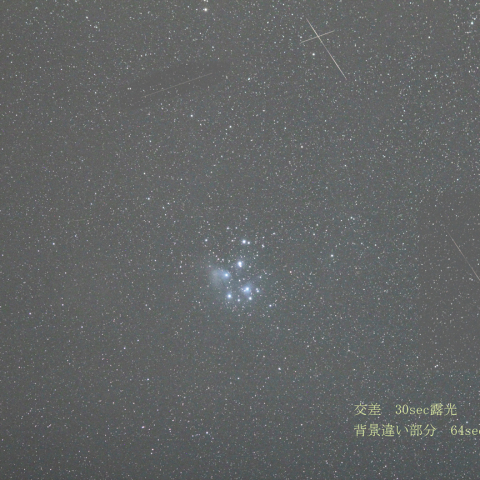 スバル付近のニセ十字