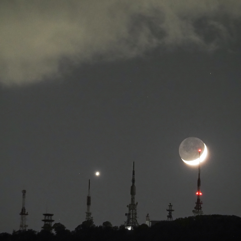 月と金星の大接近