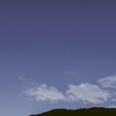 月と金星の大接近