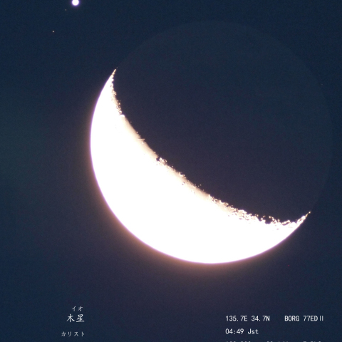 月と木星の大接近