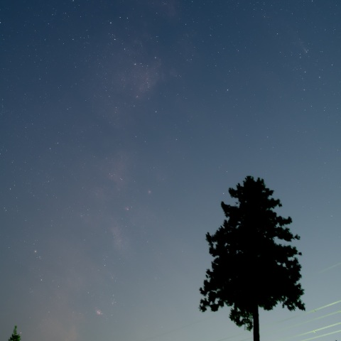 11/3 秩父 天の川と紫金山・アトラス彗星