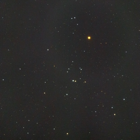 2/17 ZTF彗星（左上）とヒアデス星団　