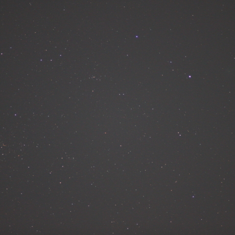 二重星団とハートレー彗星