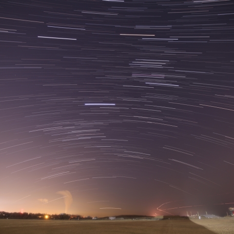 カノープスと冬の大三角