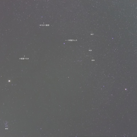 ぎょしゃ座からおうし座