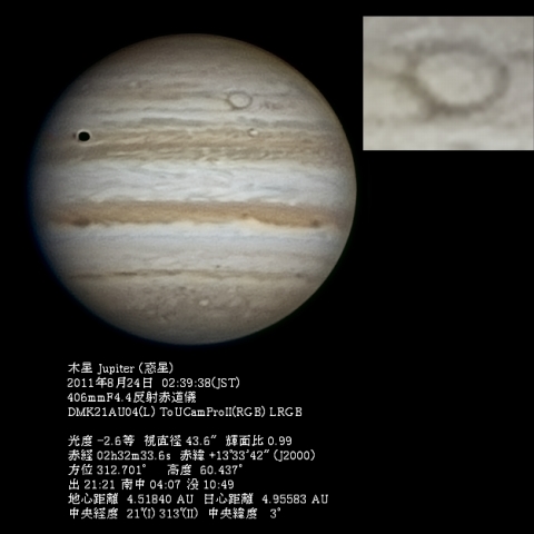 木星の永続白斑