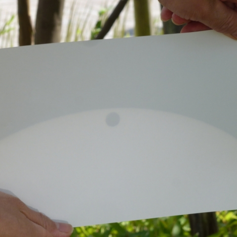 江東区有明での金星の日面通過