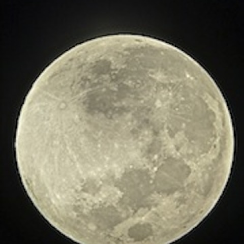 中秋の名月(100%の満月)